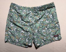 Vineyard Vines XL Shrimp Martini Swim Trunks Green Mens