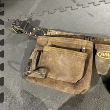 AWP Leather Tool Belt Working Carpentry Construction