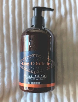 Gillette King C Beard & Face Wash Coconut Water 11 oz