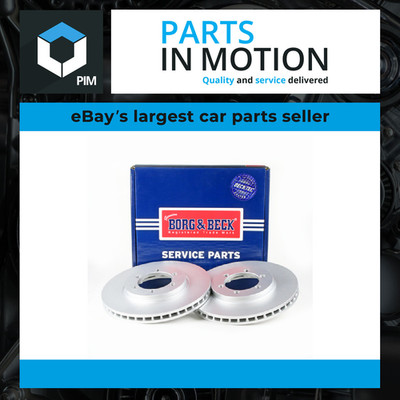 2x Brake Discs Pair Vented fits SSANGYONG MUSSO FJ Front 1995 on 278mm Set B&B
