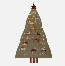 Christmas Advent Calendar with Pockets Xmas Tree Empty Advent Christmas Tree NIP