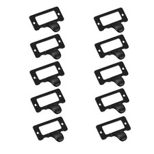 Label Holder Pull Handles, Vintage Zinc Alloy Label Frame Drawer Knobs