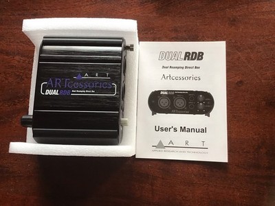 Art DualRDB Dual Reamping Direkt Box Artcessories User s Manual Neu OVP 