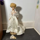 Barbie:  VINTAGE Brassy Blonde BUBBLECUT  Doll In Beautiful Satin & Lace Dress