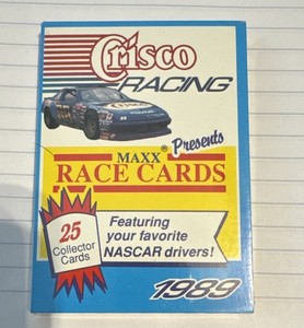 MAXX RACE CARDS FACTORY SEALED Crisco 1989 25 Card Set With Dale Earnhardt VTG
