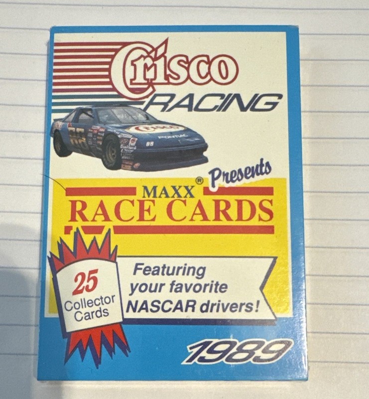 MAXX RACE CARDS FACTORY SEALED Crisco 1989 25 Card Set With Dale Earnhardt VTG