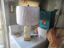 JONATHAN Y JYL6202A 25" Marble Brass LED Table Lamp Modern Contemporary