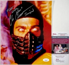 Chris Casamassa Signed Mortal Kombat Scorpion 8x10 Photo  Authentic Auto JSA COA