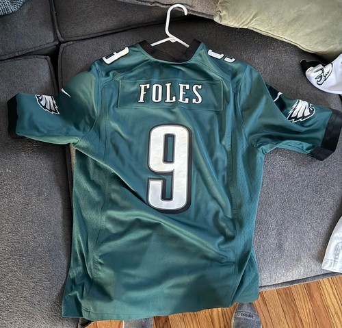 Philadelphia Eagles Jersey Mens Large NFL Football Nick Foles 9 Nike On Field - Picture 2 of 2