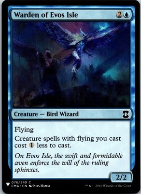Magic: The Gathering Warden of Evos Isle Warden of Evos Isle Regular