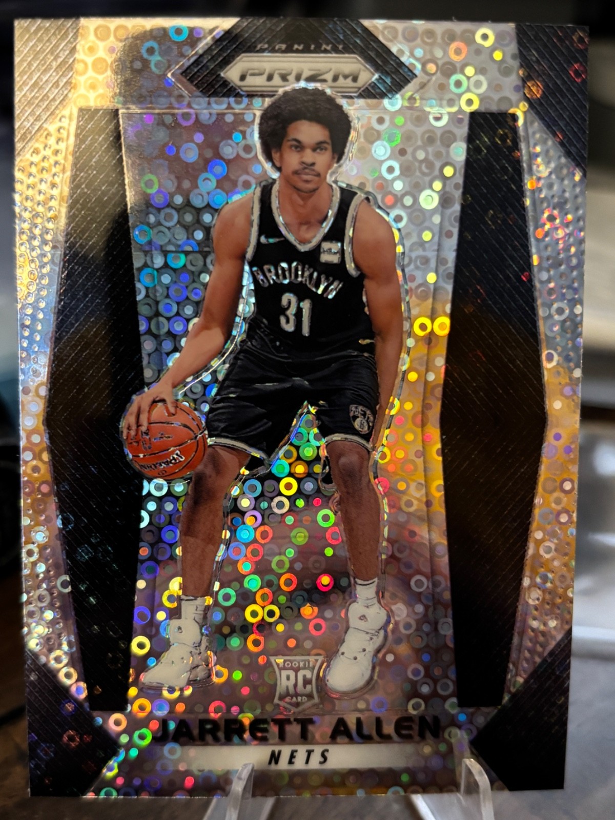 2017-18 Panini Prizm Prizms Fast Break #154 Jarrett Allen