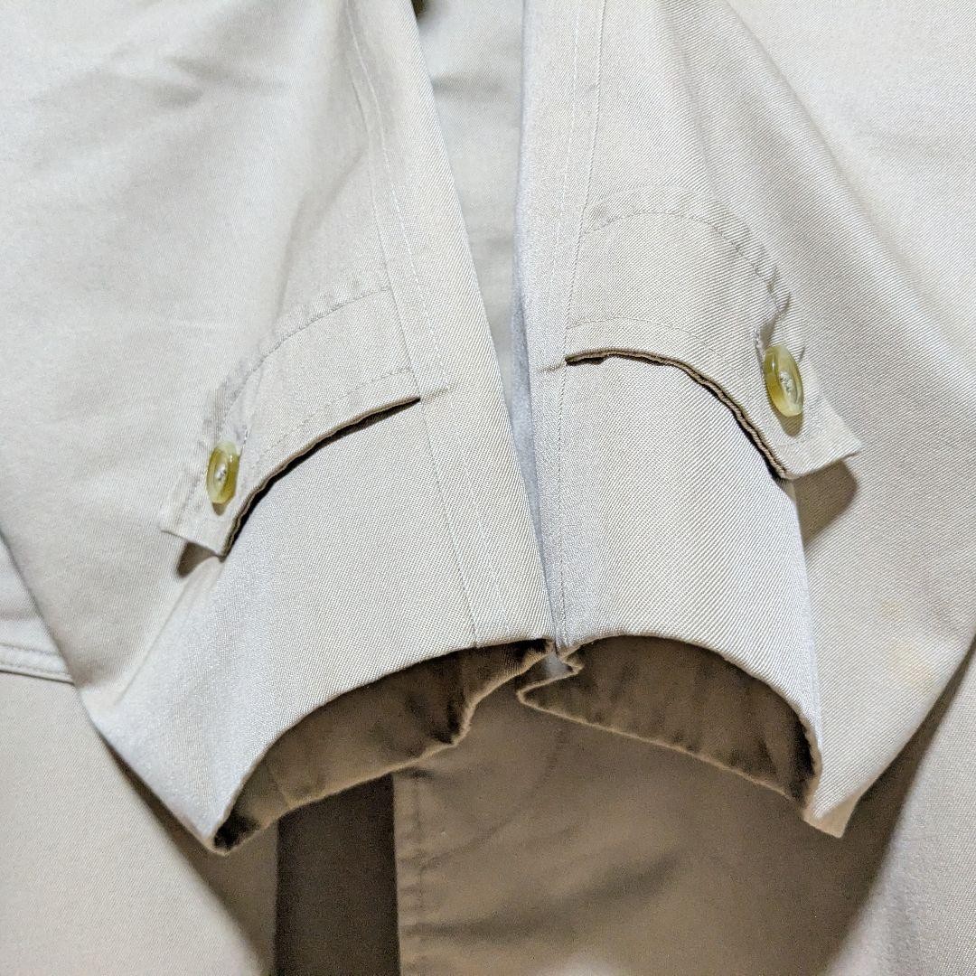 Burberrys Vintage Balmacaan Coat Made in England Nova Check Beige Mens Size M thumbnail 12