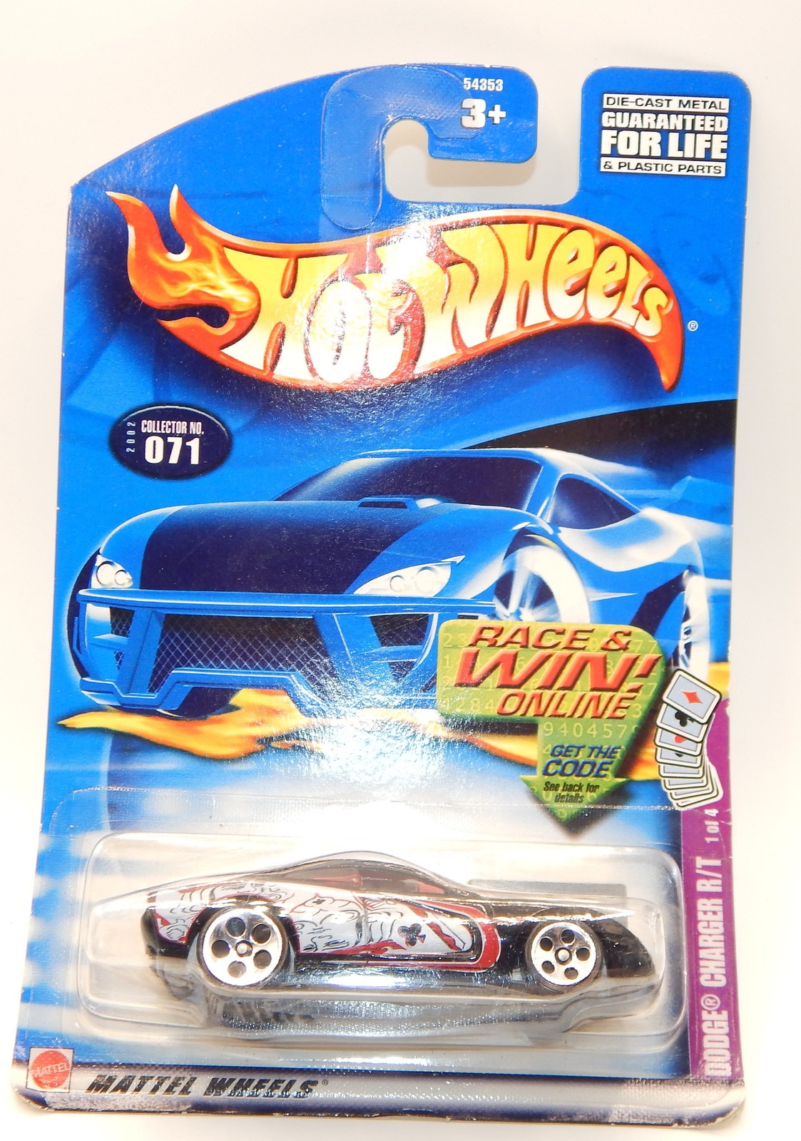 2002 Hot Wheels Dodge Charger R/T 071 1/4