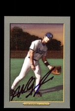 Signed Baseball Card Auto Nomar Garciaparra 2006 Topps Turkey Red #346 Dodgers