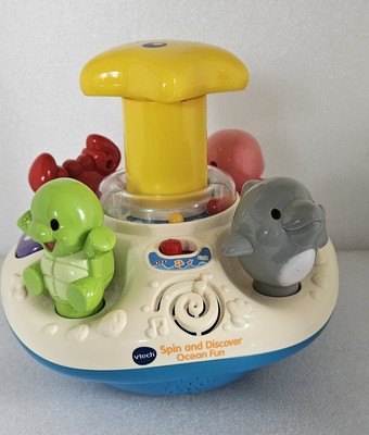 Vintage VTech Spin & Learn Kreisel mit Sound & Licht, funktioniert einwandfrei