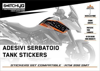 KTM 990 SM SMT  Tank Grafik Dekor Aufkleber Kompatibel   ''Attack''
