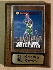 Shawn Kemp Sonics Card plaque