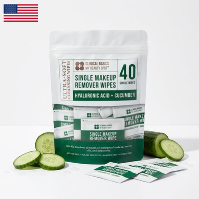 Clinical Basics My Beauty Spot Single Makeup Remover Wipes For Face 40