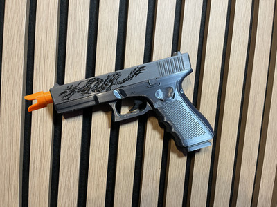 Glock-18 Dragon Tattoo CS 2 3D Printed Model (Life Size Model)