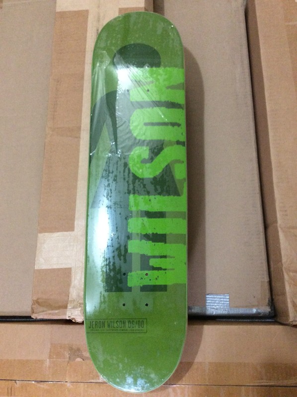 2000 OG Girl Skateboards Deck Jeron Wilson Autographed Owned by JDubs Chocolate