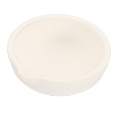 Ceramic Crucible Bowl 100g Heatproof Quartz Melting Dishes Pot, White
