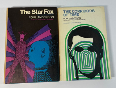 Vintage Poul Anderson Sci-Fi The Star Fox & The Corridors of Time 1965 HC