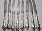 8 Rose Tiara by Gorham Sterling Silver Handle Knives JB9C
