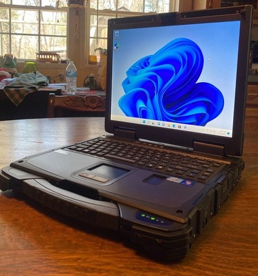 Getac Rugged Toughbook Laptop Win 11  i5 2.6ghz 8gb 250gb Dual Battery Touch