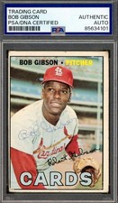Bob Gibson Cards, Rookie Card and Autographed Memorabilia Guide 31