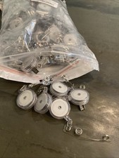 Retractable Badge Holder Reels - 100 Count - 26.5-Inch Nylon Cord