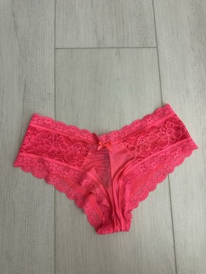 Victoria's Secret Very Sexy Cheeky Panties Sz M - Neon Pink