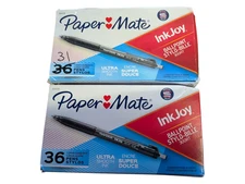 Lot of 67 Pens Paper Mate InkJoy Retractable Ballpoint Pen 300RT Black Ink 1.0mm