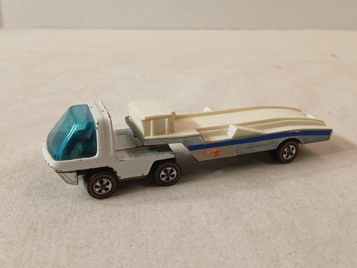 Rare ! 1969/70 Hot Wheels Chevrolet Heavyweights Racer Blanc Camion Course