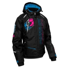 Castle X Women's Black/Process Blue/Pink Glo Strike G6 Jacket 3455342M