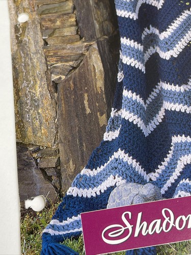 Shadows & Light Country Afghan Crochet Pattern Needlecraft Shop - Picture 2 of 5