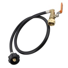 High Pressure Propane Hose 3 Feet Rubber - Propane Regulator Gas Hose with On...