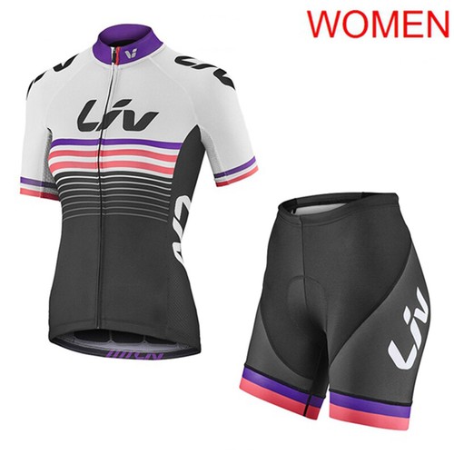 Womens Cycling Jersey and Shorts Sets Summer Bike Outfits Outdoor Sports Uniform - Picture 31 of 54