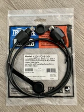 New Tripp Lite Patch Cable Cat5-Cat6 STP RJ45 CMX Outdoor Industrial IP67 3ft 