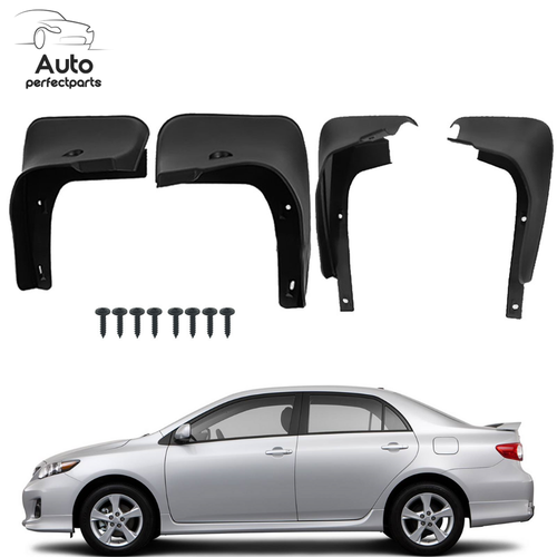 Black Mud Flaps Splash Guards Mudguard Fit For Toyota Corolla 2009-2013 ...