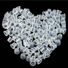 500pcs Small size Plastic Tattoo Ink Cups Caps Holder Pigment Supplies