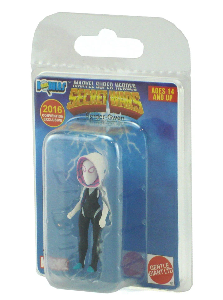 Figura exclusiva Spider-Gwen Micro Bobbles 2016 SDCC Secret Wars Gentle Giant Foto 2 de 4