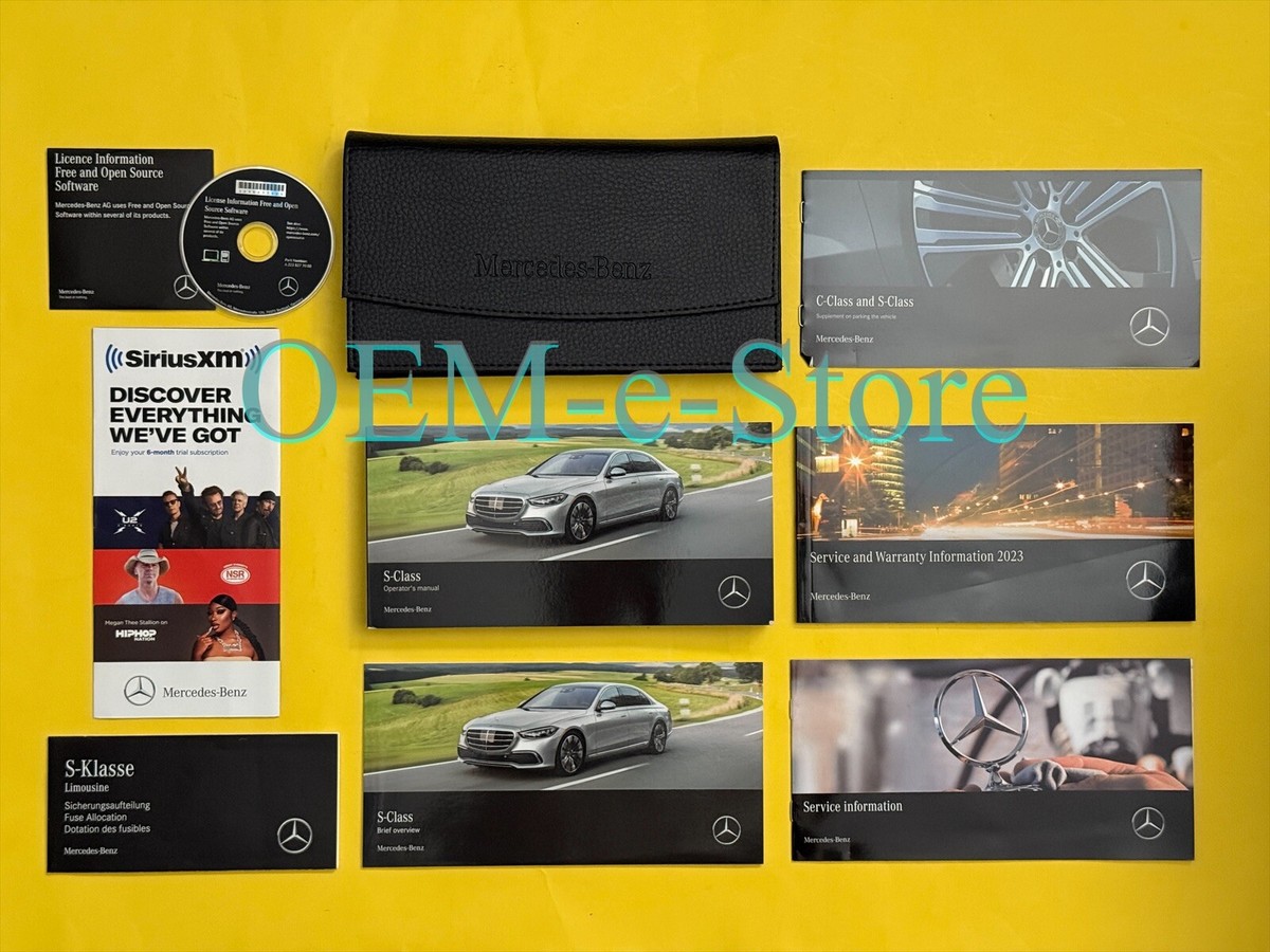 2023 Mercedes S-Class S500 S580 S580e Plug-in Owners Manual