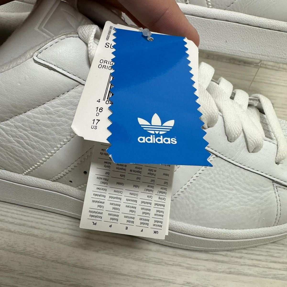 Adidas Originals Superstar 2 Triple White UK 16 eBay