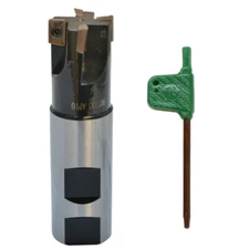 1'' x 1'' 90 Degree Square Shoulder Indexable End Mill APKT Insert