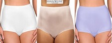 3 Pair Size 6 Assorted ShadowLine Hidden Elastic Classic Brief FREE SHIPPING 
