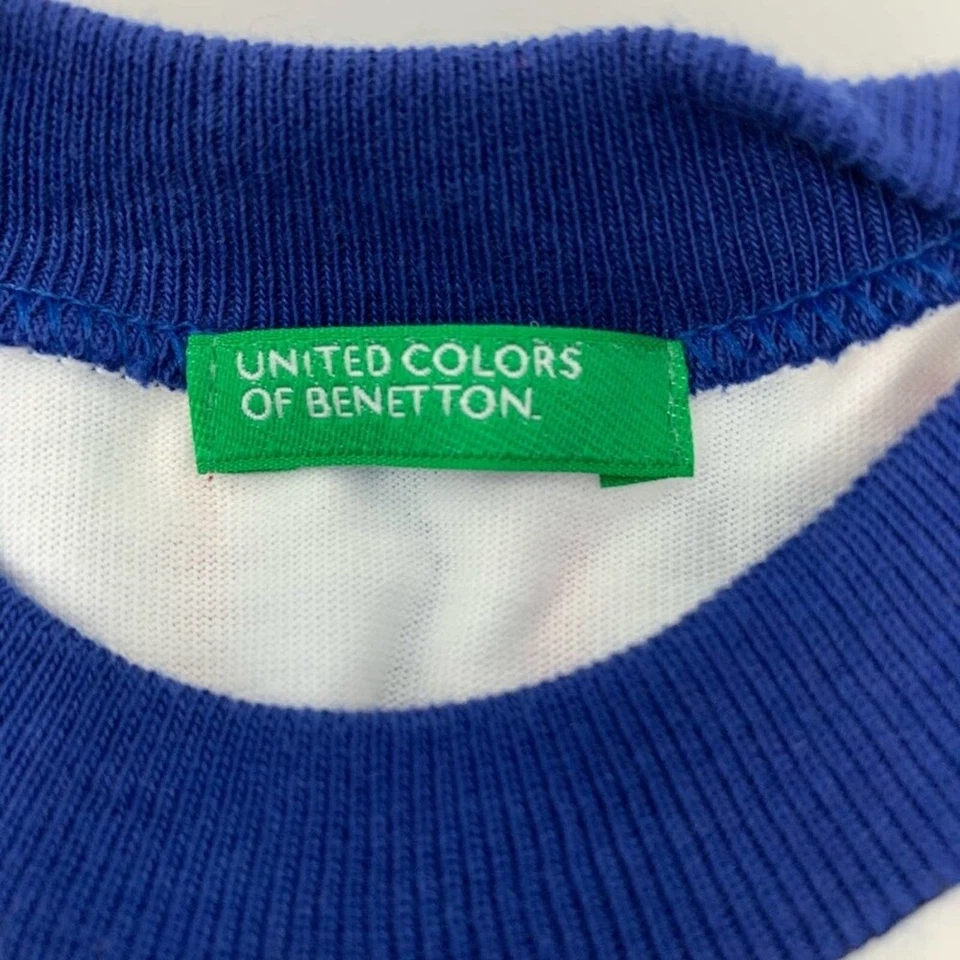 Camiseta Benetton Zerotono Blanca Talla 74/9-12 Meses Nueva Foto 4 de 4