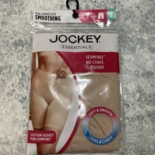 Jockey Non Compression Smoothing Seamfree No Chafe Slipshort Beige Small New