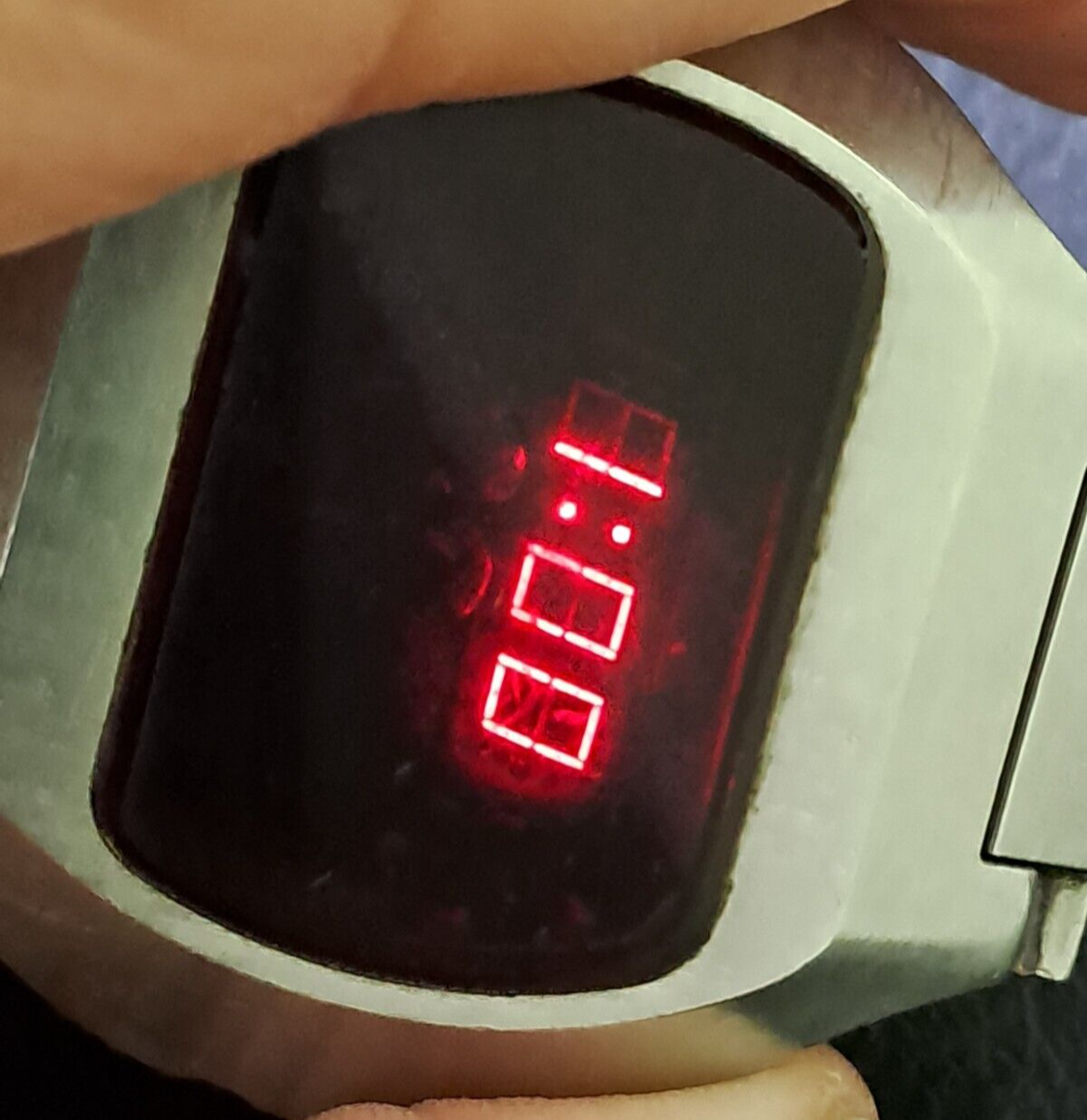 XRARE RICOH RIQUARTZ LED 870004 DIGITAL JAPAN QUARTZ MEN'S XRARE RICOH RIQUARTZ LED 870004 DIGITAL JAPAN QUARTZ MEN'S