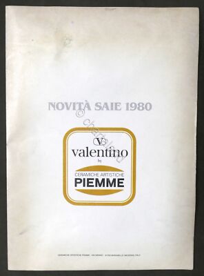 Broschüre / Katalog Neuheiten SAIE 1980 - Valentino by Ceramiche Artistiche PIEMME