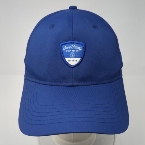 Cappello Sun Valley Golf Resort Est 1936 Strapback Blu OS Regolabile Mid Fit Avanti - Foto 2 di 9